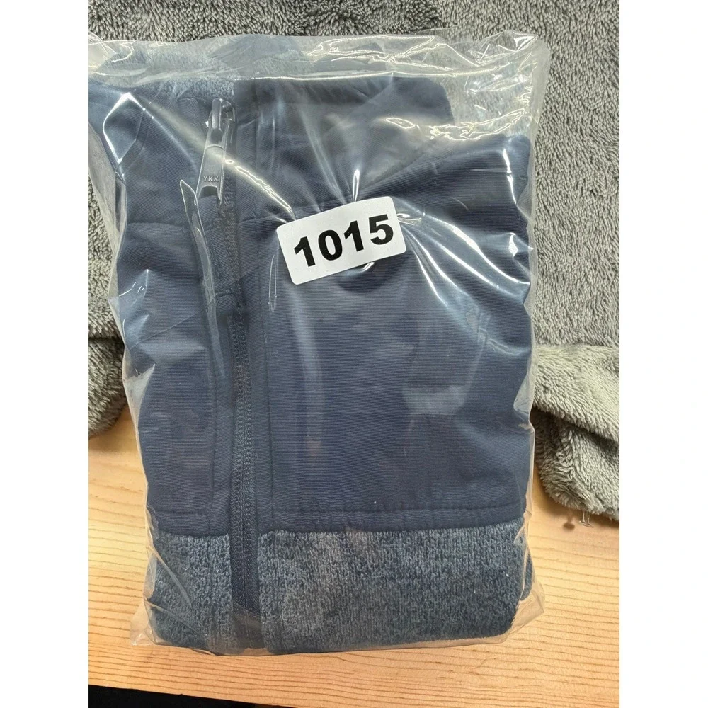The Childrens Place Boys Small 5/6 Navy Blue Full Zip Sweater Fleece Jacket